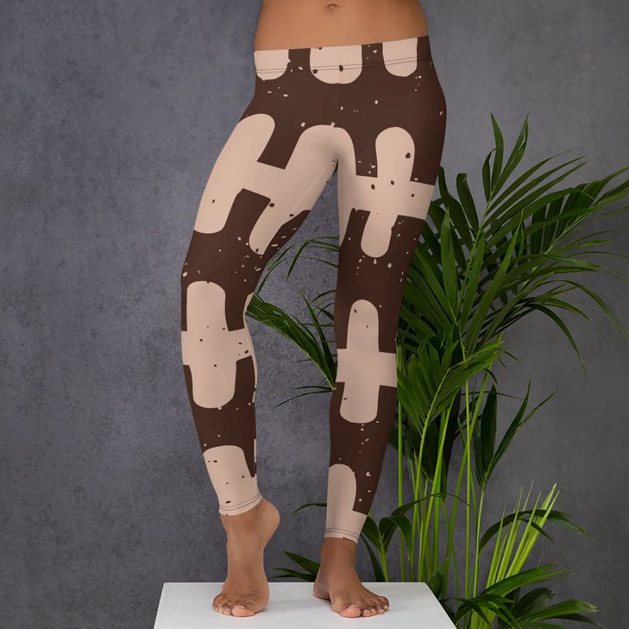 Customizable Textured Tan Lines Leggings product image (5)