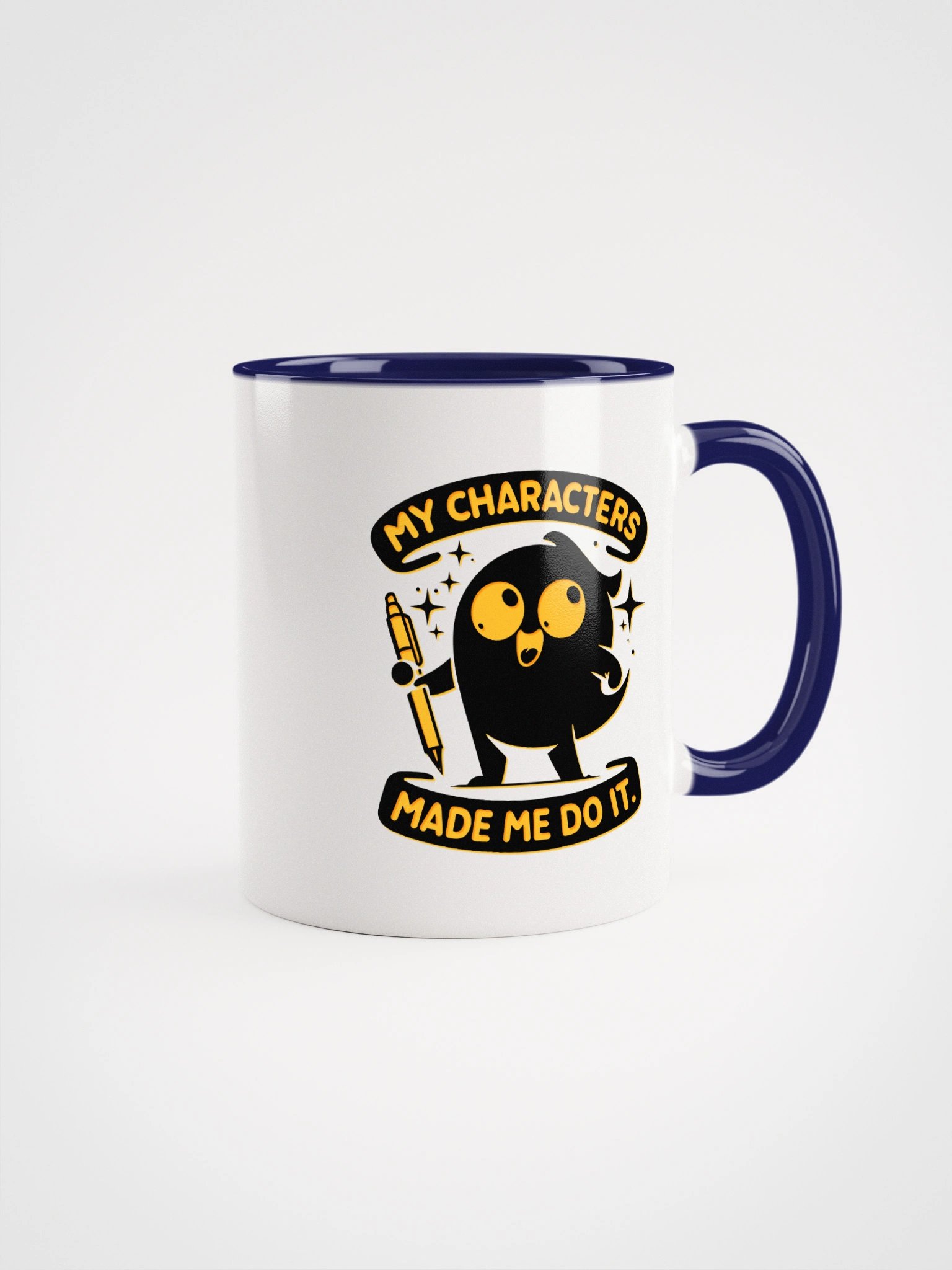 My Characters Made me Do It—Ceramic Mug with Color Inside (11 & 15oz) product image (7)