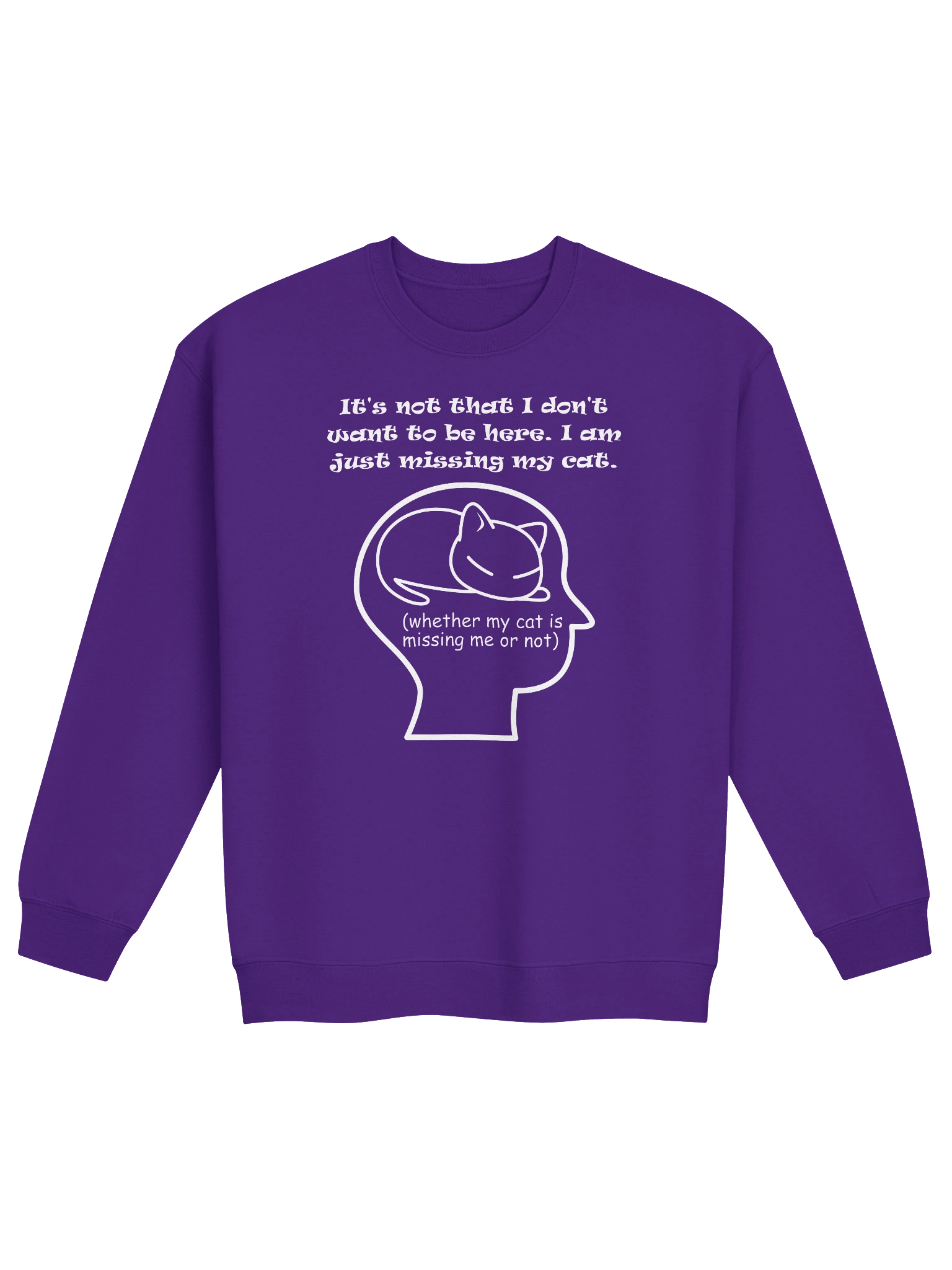 Monday Blue Kind of Mood - Unisex Adult Sweatshirt product image (1)