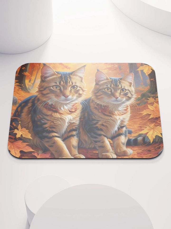Autumn Feline Harmony Mouse Pad product image (2)