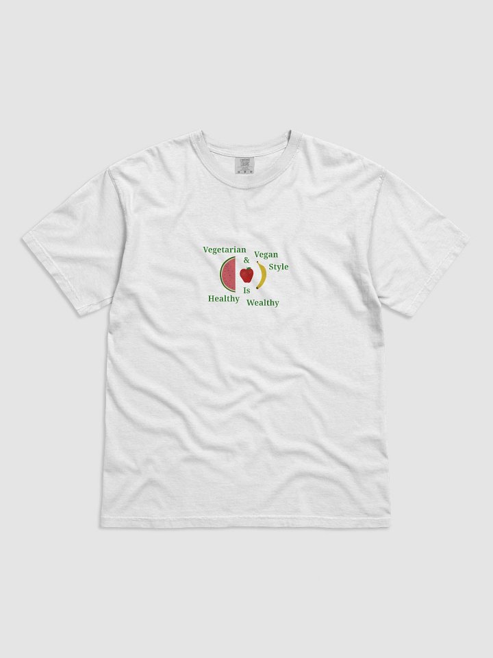 Healthy & Wealthy Vegan Style T-Shirt product image (1)