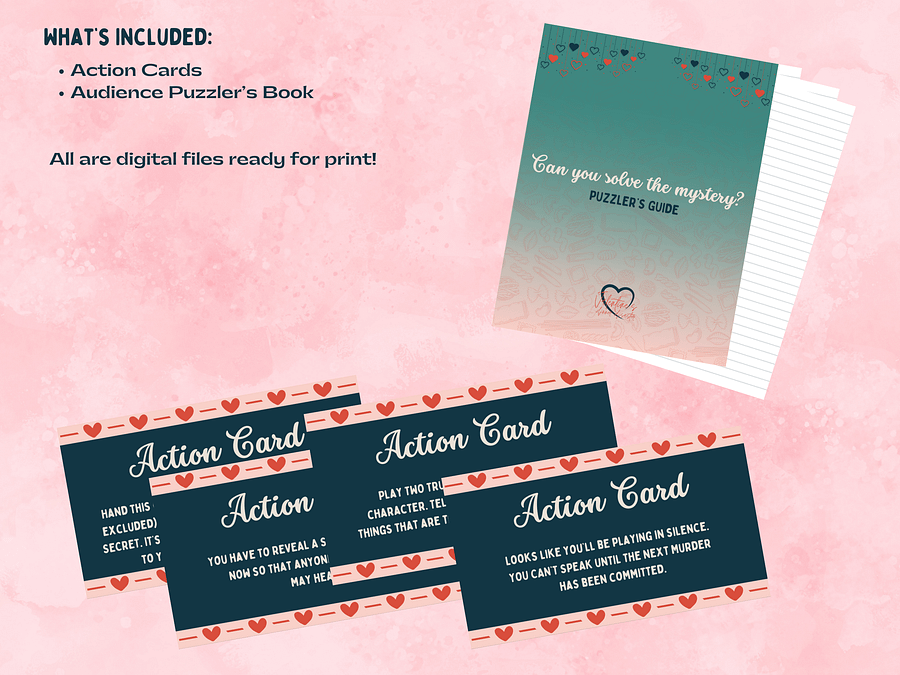 A Valentine's Dinner Disaster - A Valentine’s Murder Mystery - Extracurriculars Add-On product image (2)