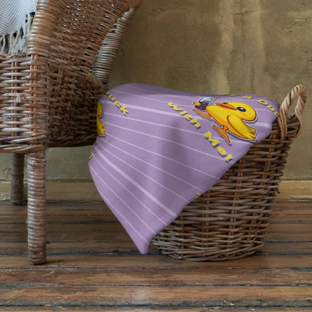 Quack & Slash Throw Blanket product image (9)