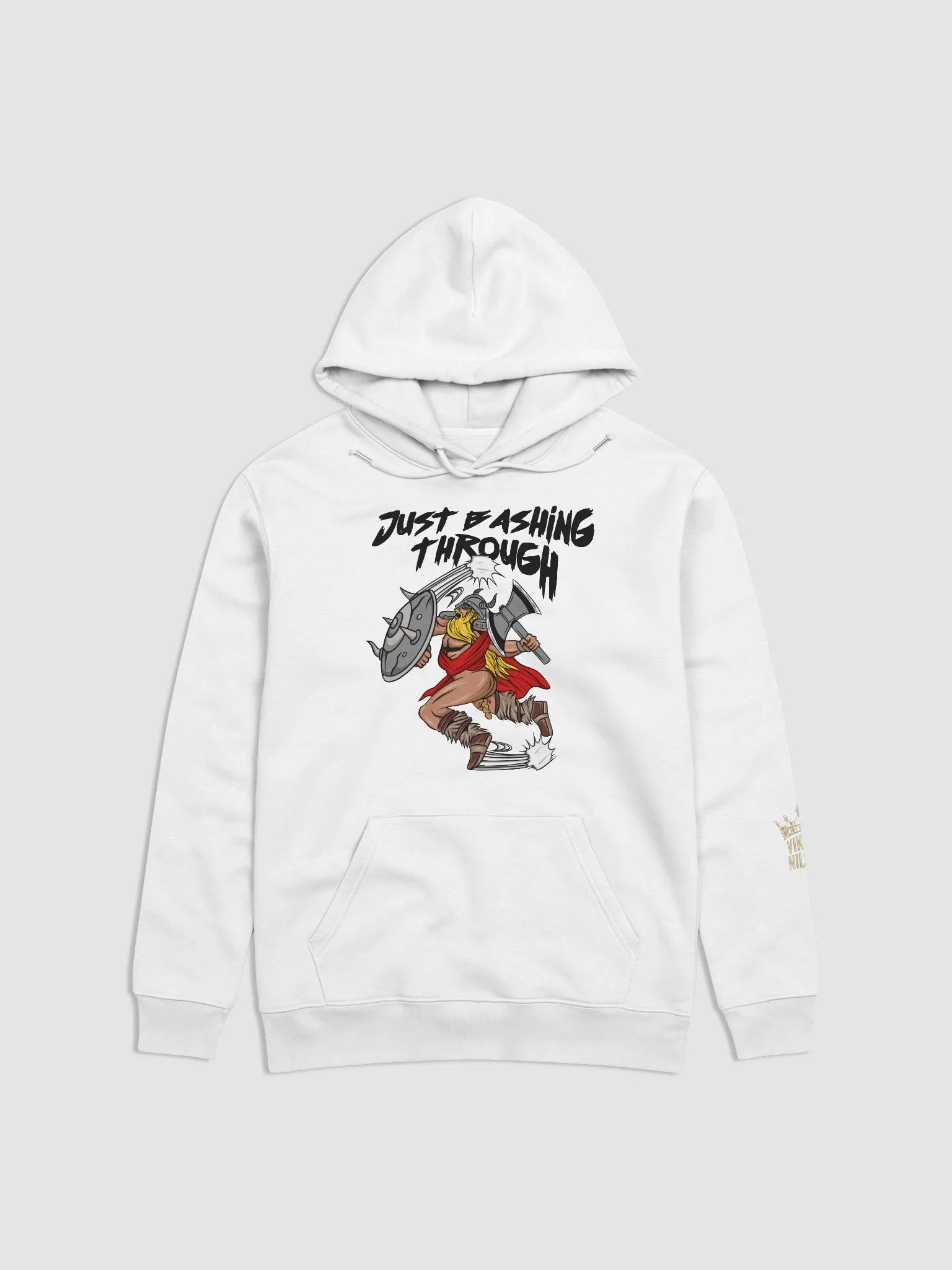 Just Bashing Through Hoodie - White product image (1)