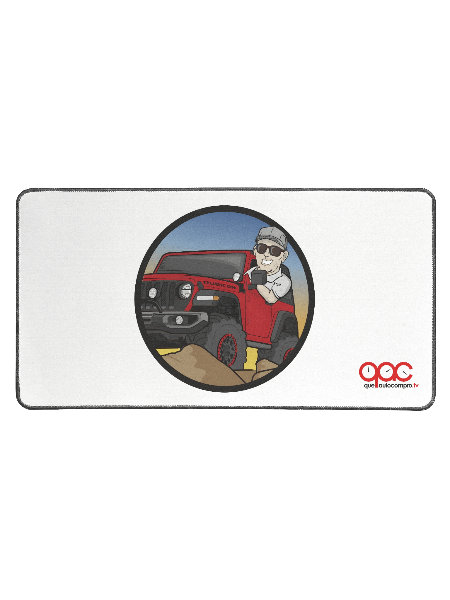 QAC Off-Road Adventure Desk Mat – 3mm Neoprene Gaming & Office Desk Pad product image (1)