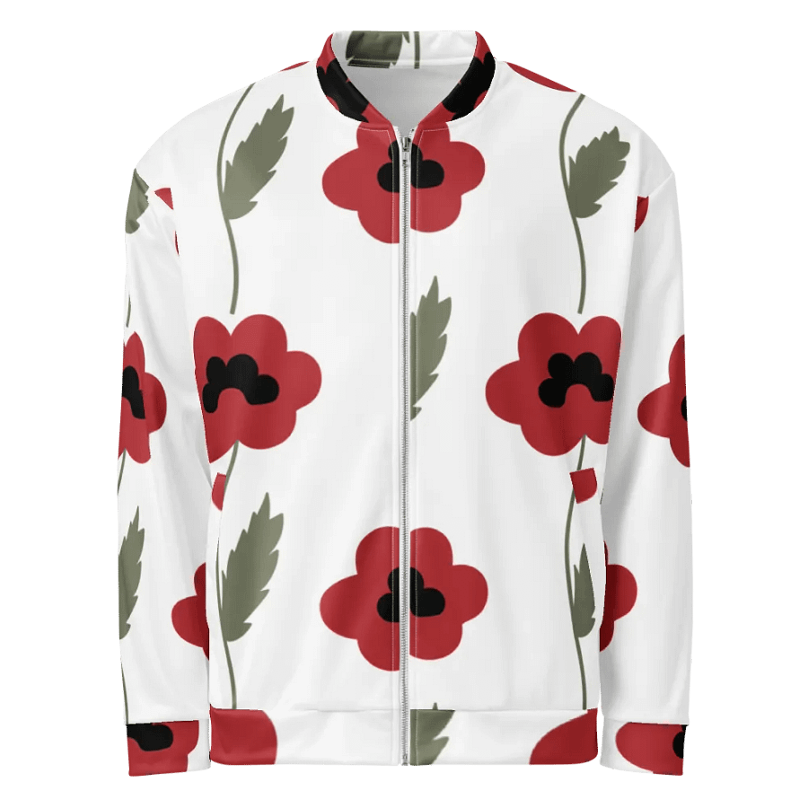 Blooming Elegance All-Over Print Bomber Jacket product image (1)