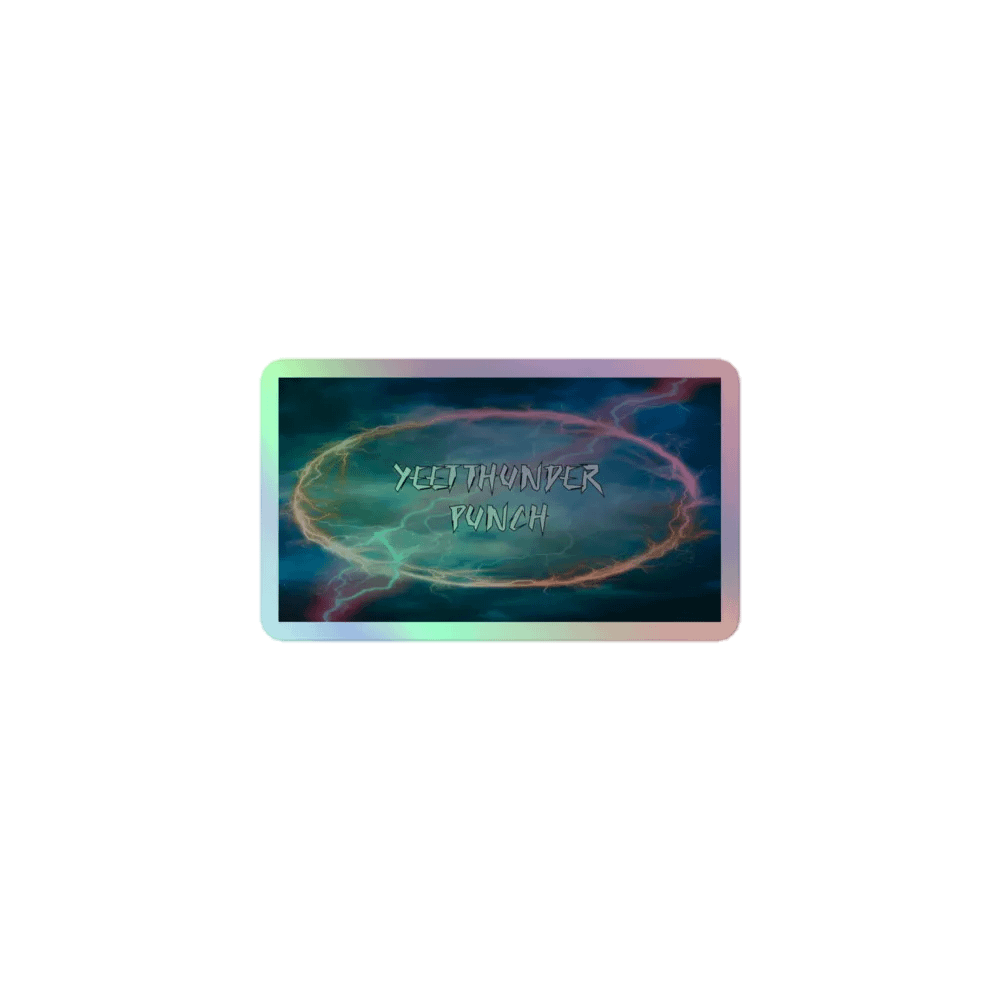 Yeetthunderpunch Sticker product image (1)
