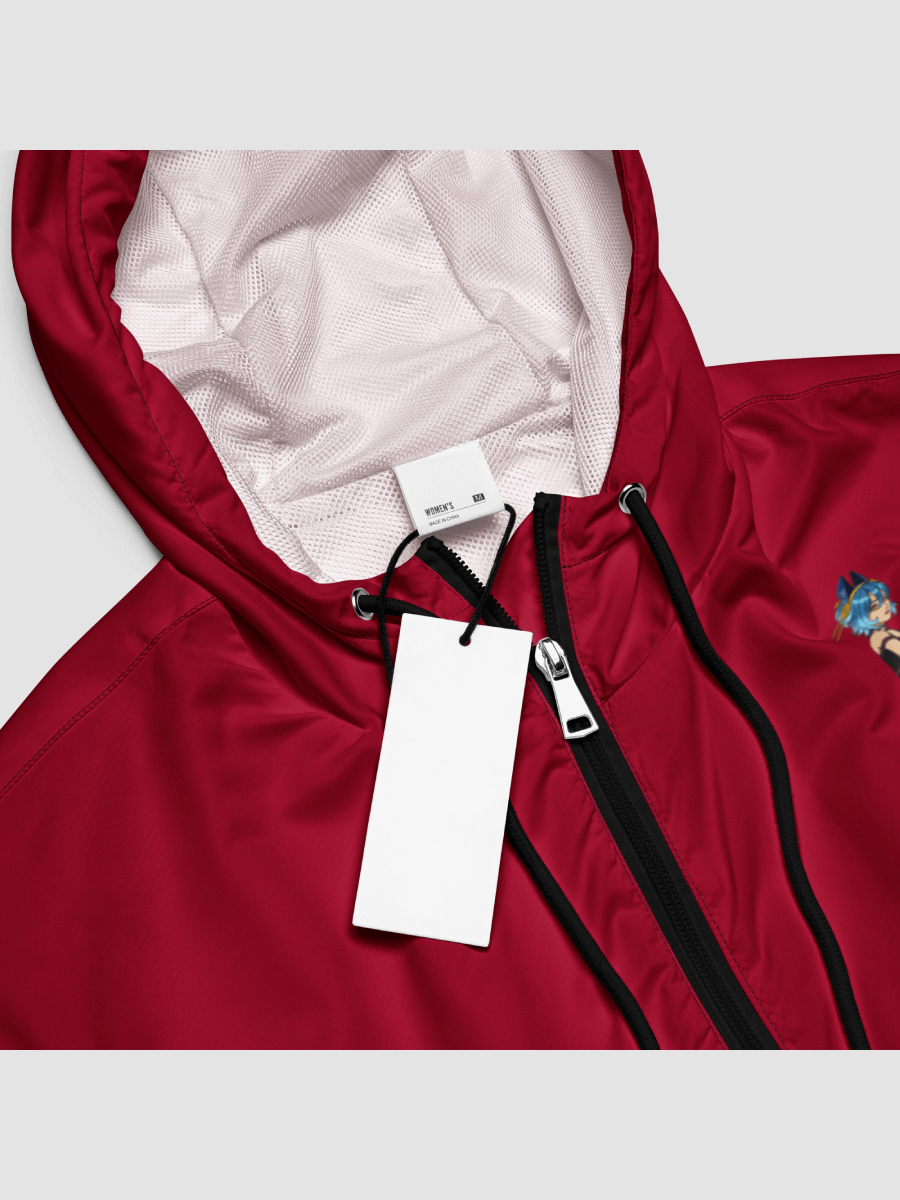 [ItsRizzleFizzle] All-Over Print Women's Cropped Windbreaker Sublicolor 915 product image (3)