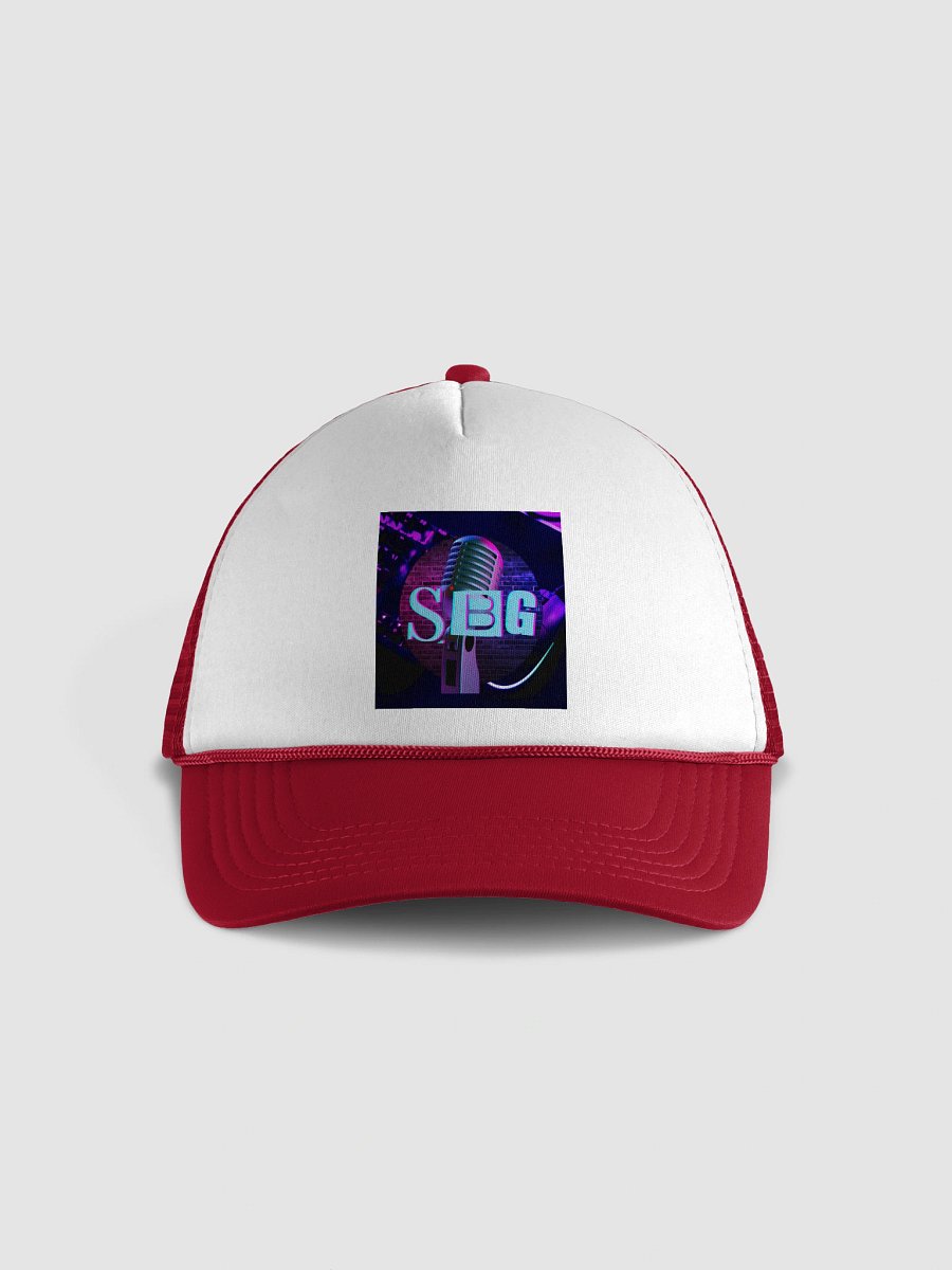 Neon SBG Microphone Trucker Hat product image (1)