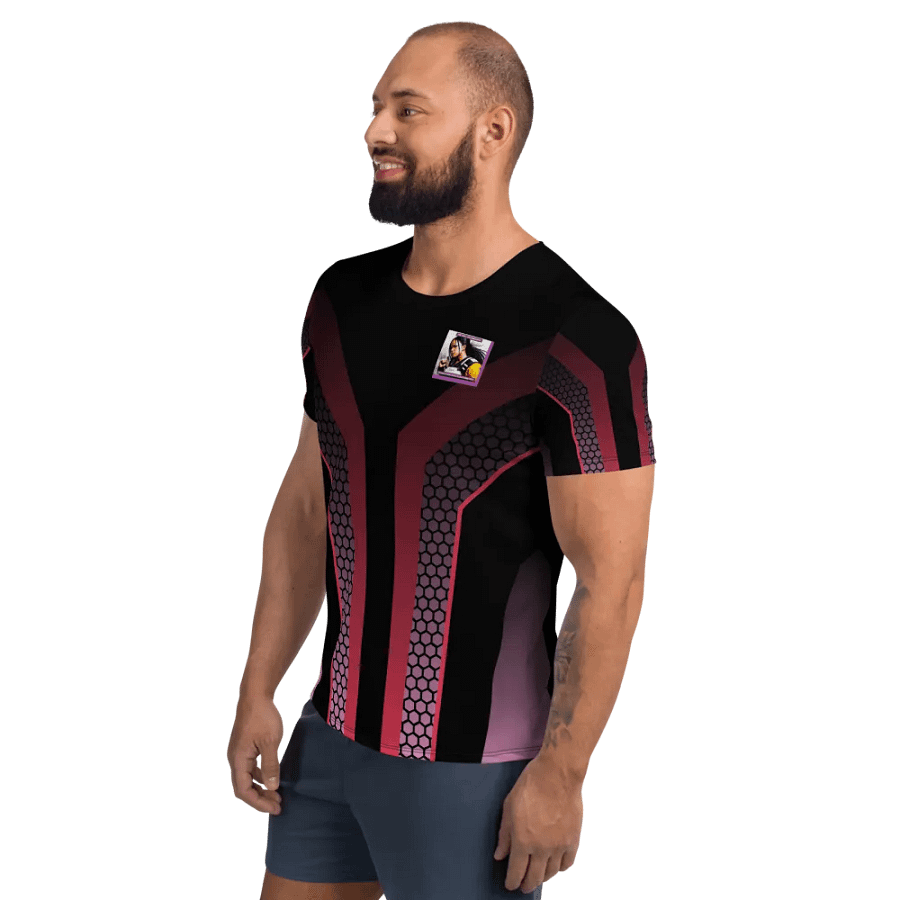 Honeycomb Vibe All-Over Athletic Tee product image (4)