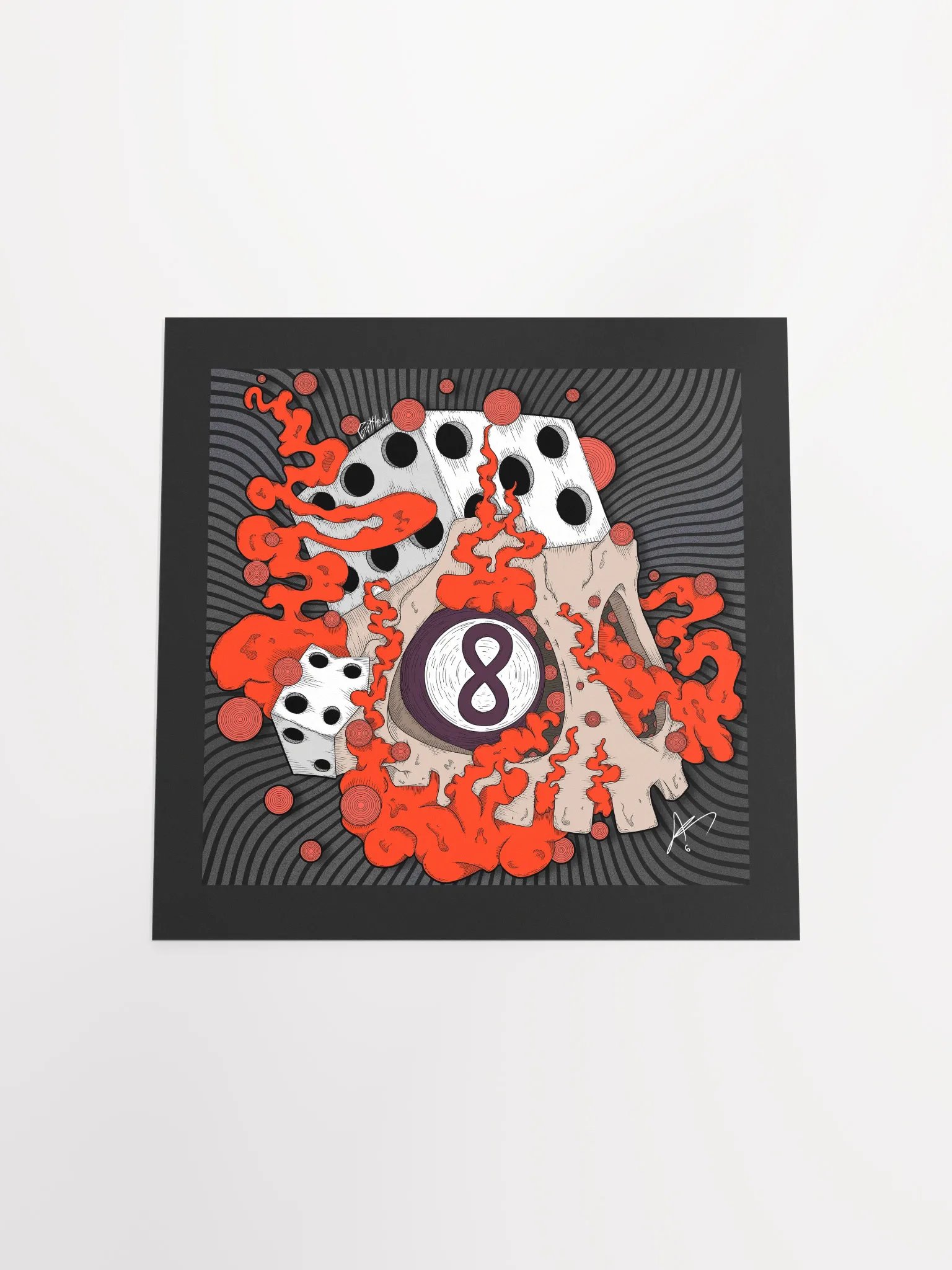 PRINT - Dice Skull product image (4)