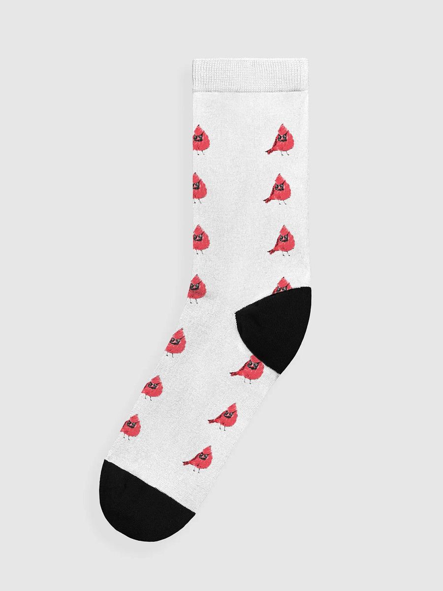 Shirley’s Cardinal crew socks product image (1)