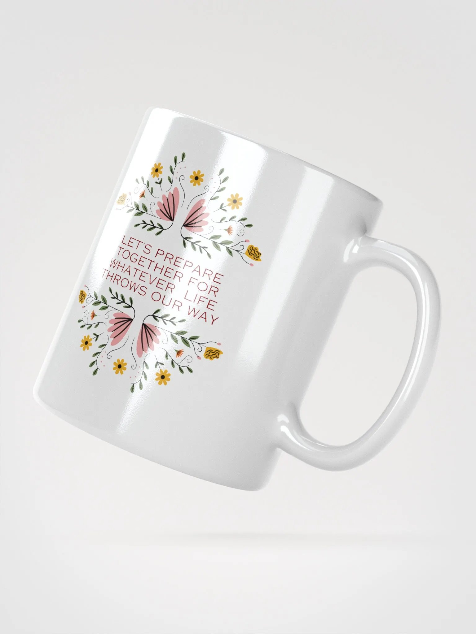 Let's Prepare Together Floral Bliss Mug product image (2)