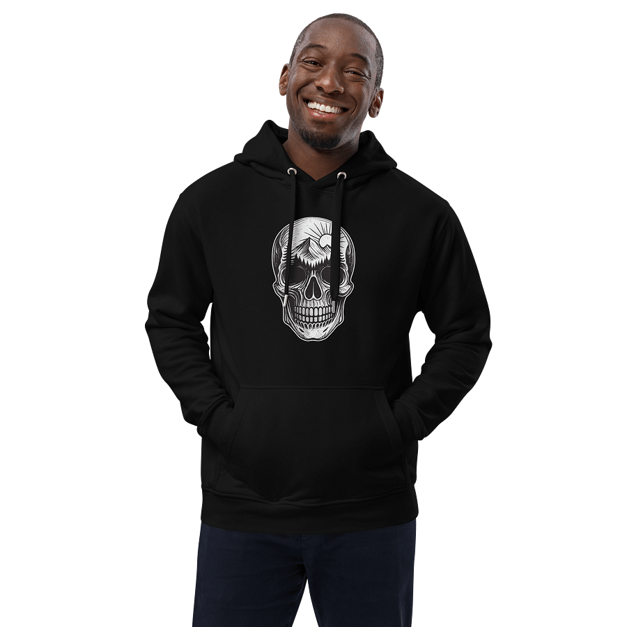 Rugged Skull & Mountain Scene Hoodie product image (7)