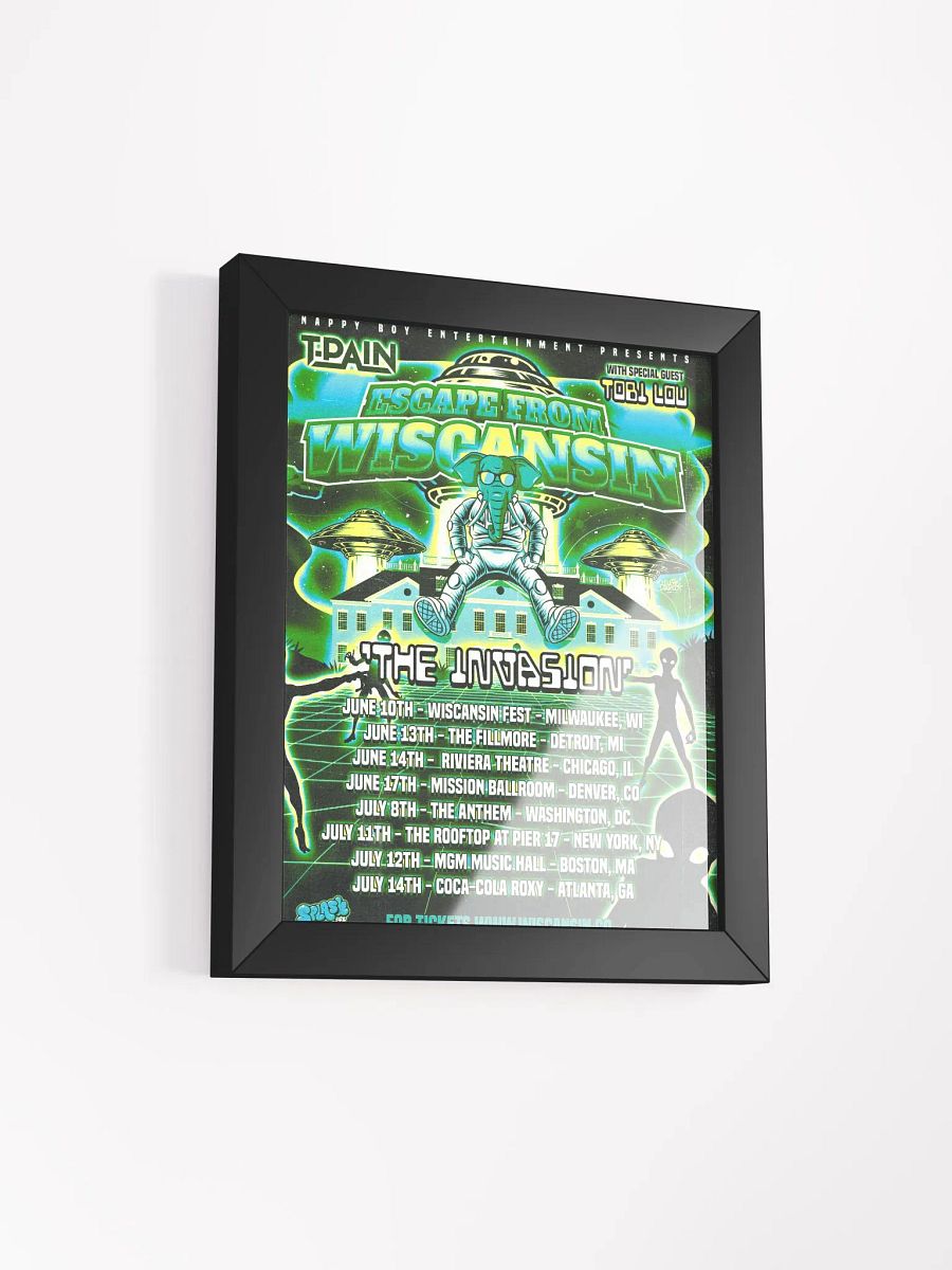 Framed Invasion Tour Poster product image (3)