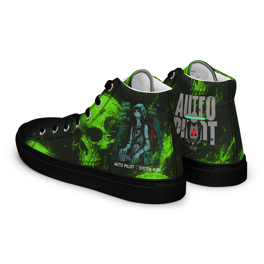 Living in Auto Pilot Men's High Top product image (5)