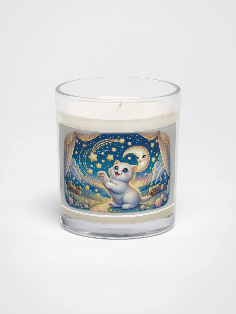 Soy Wax Candle In A Clear Glass Jar product image (1)