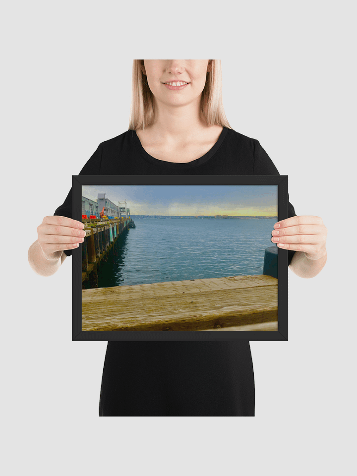 Pier water Framed photography Poster product image (2)