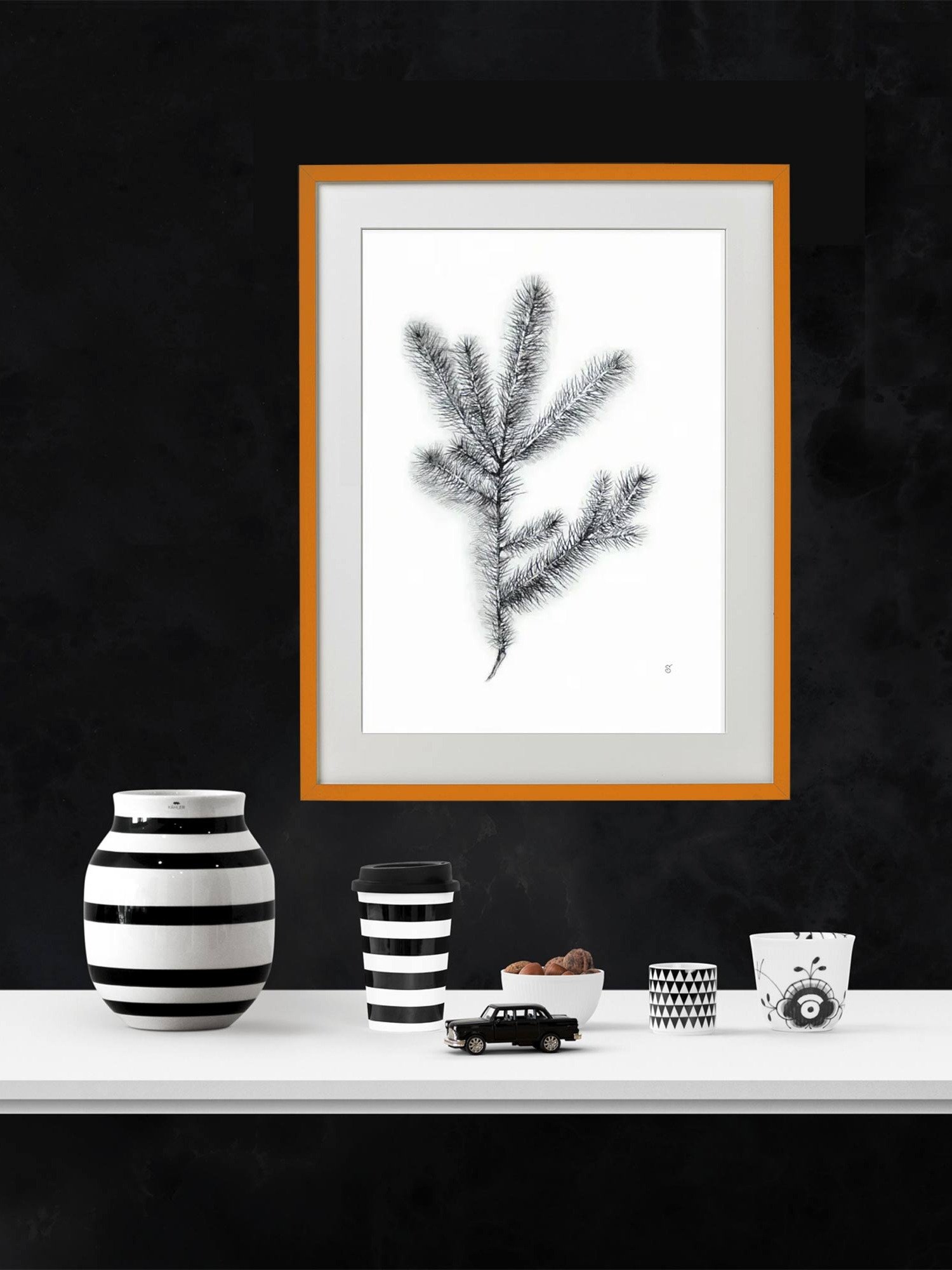 Whimsical Coniferous Branch Poster - Spruce Branch product image (11)