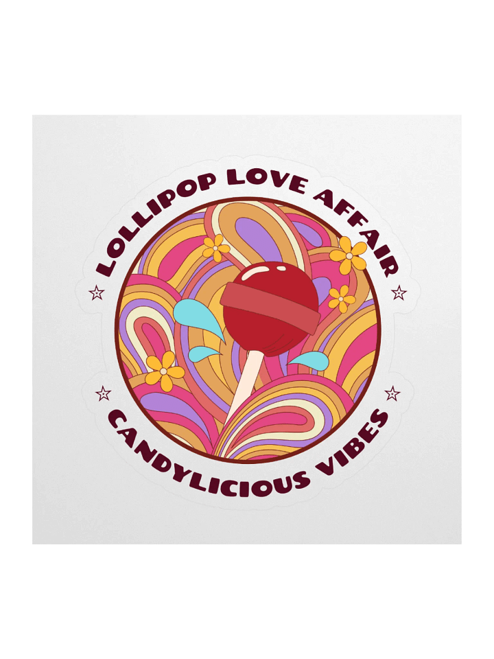 Lollipop Love Affair Kiss Cut Stickers product image (1)