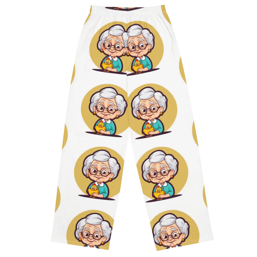 Elderly Elegance Unisex Wide-Leg Pants product image (2)