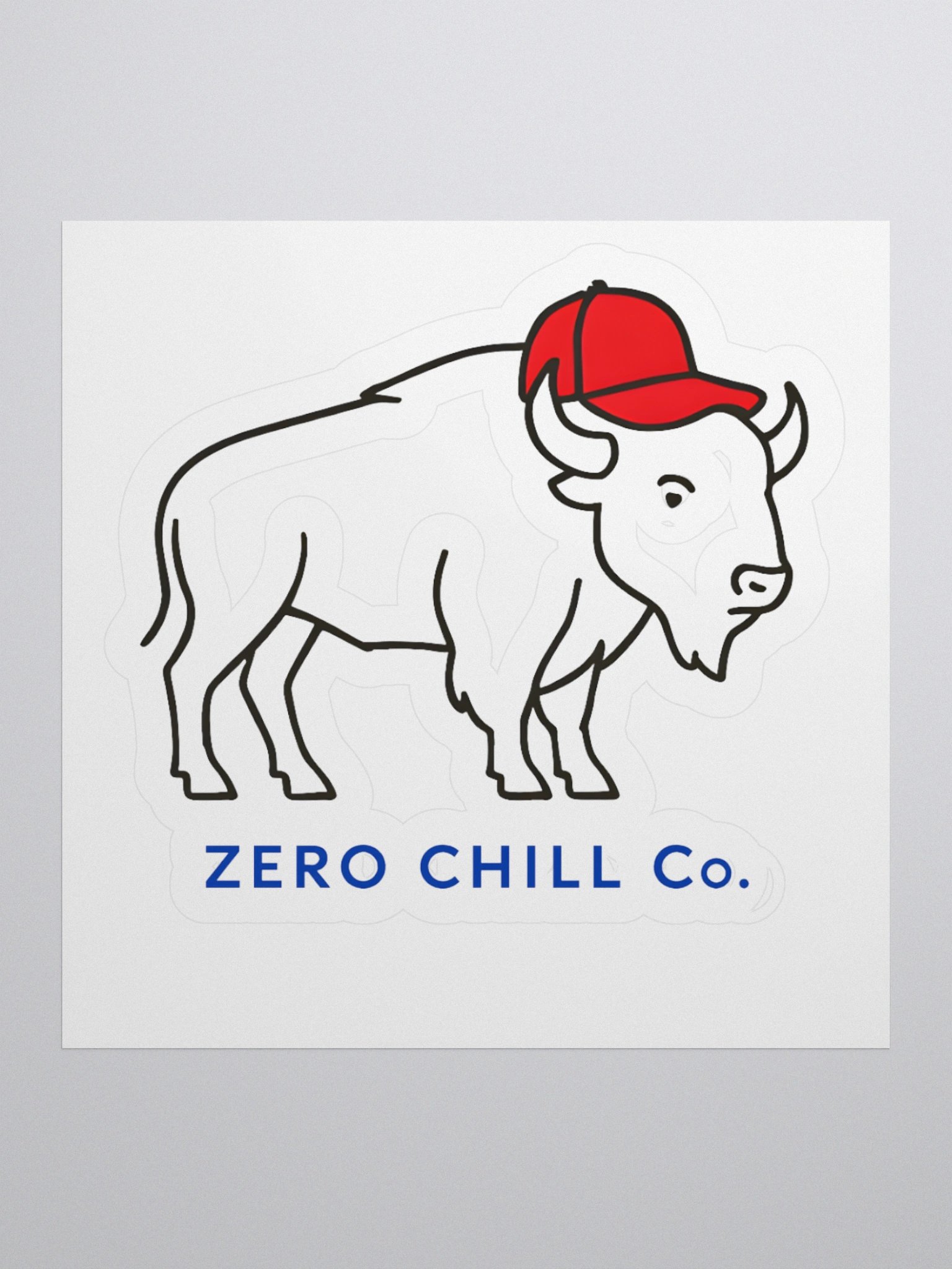 Zero Chill Buffalo Kiss Cut Stickers product image (2)