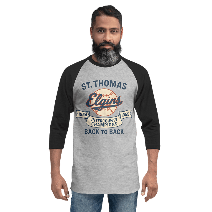 St. Thomas Elgins Back to Back Logo 3/4 Tee product image (2)