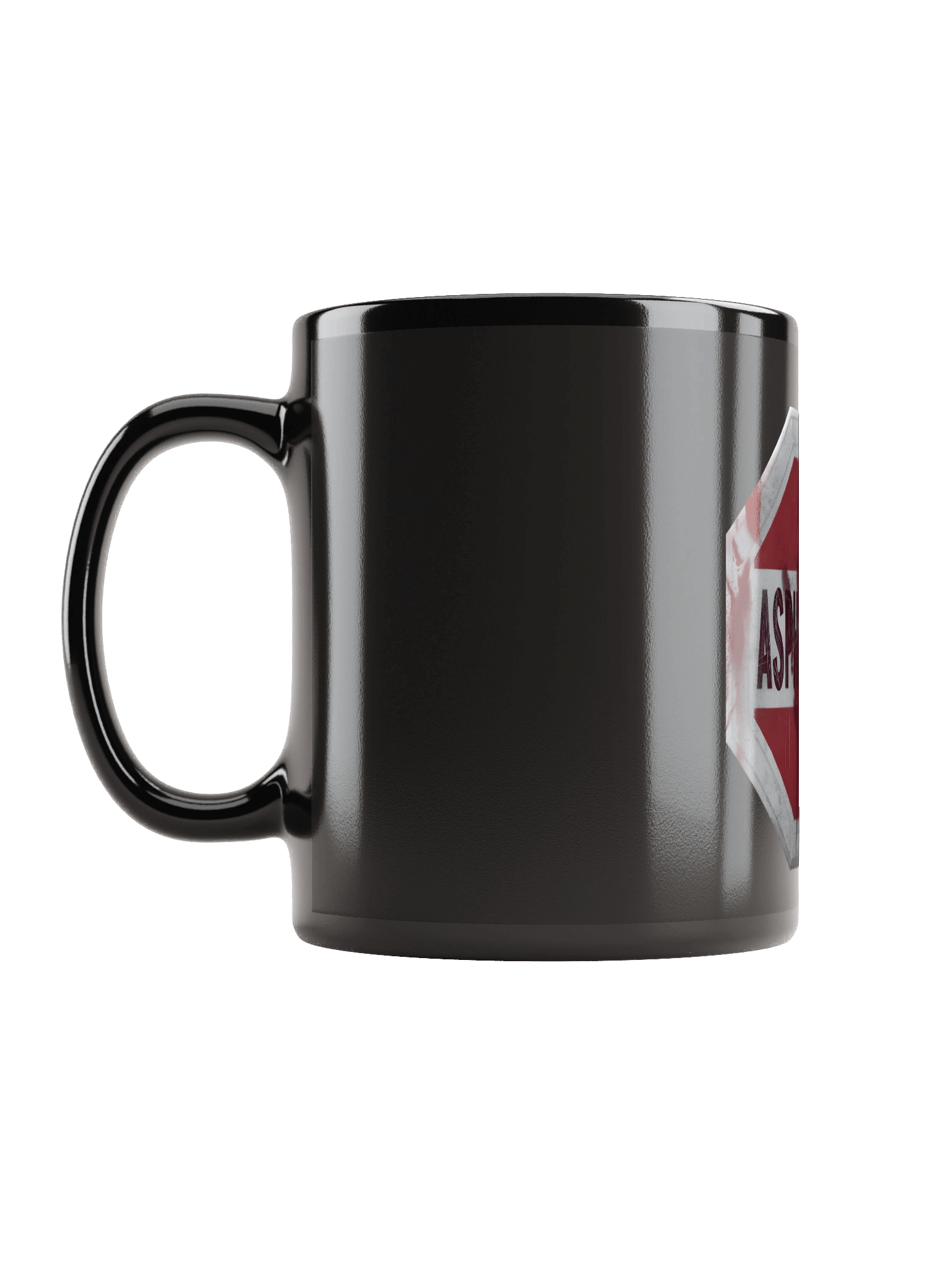Asphanomaly Stop Sign Black Mug product image (12)