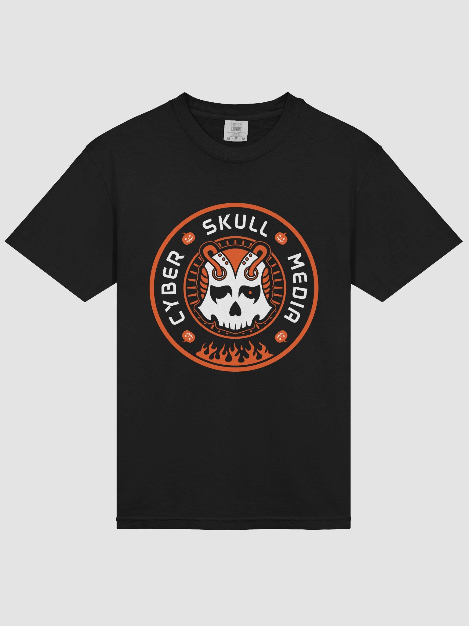 Cyber Skull Halloween 2025 Logo Tee (Premium) product image (3)