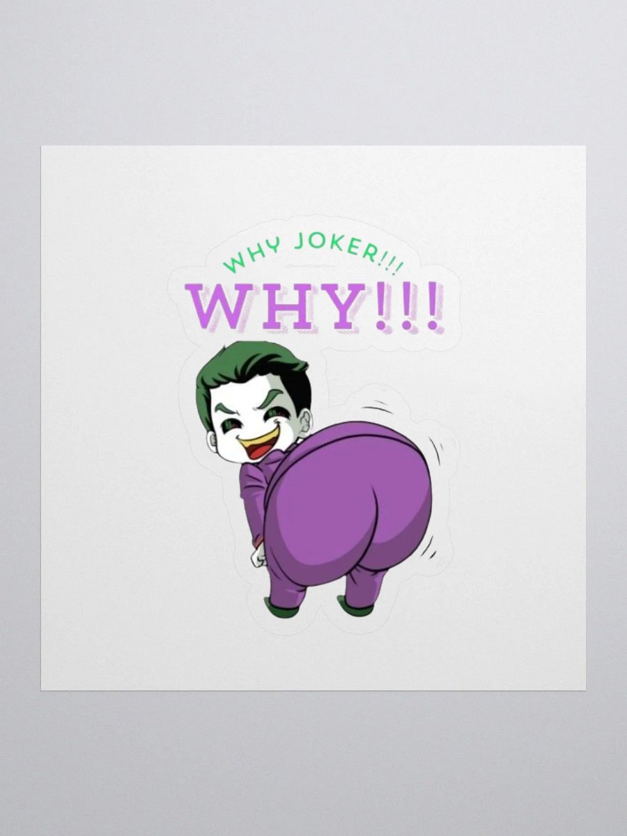 Why Joker Why Sticker product image (1)