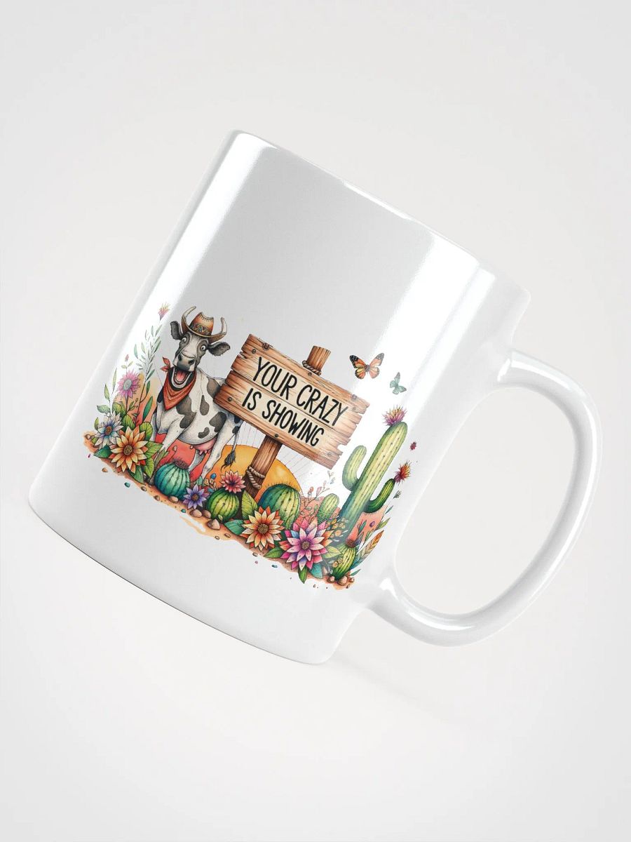 Whimsical Cow Crazy Is Showing Mug product image (4)