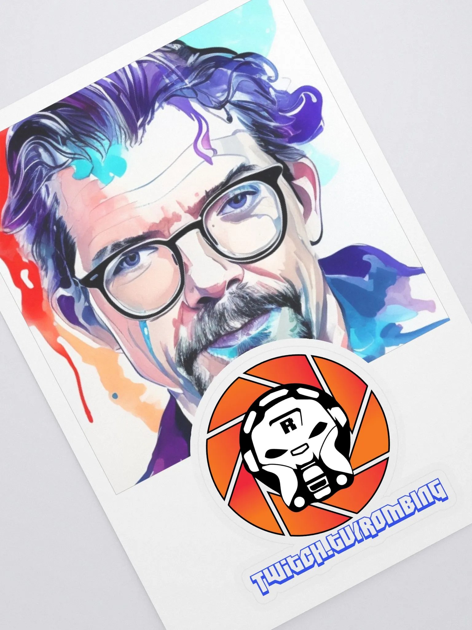 Rombing Logo Kiss Cut Sticker Sheet product image (1)