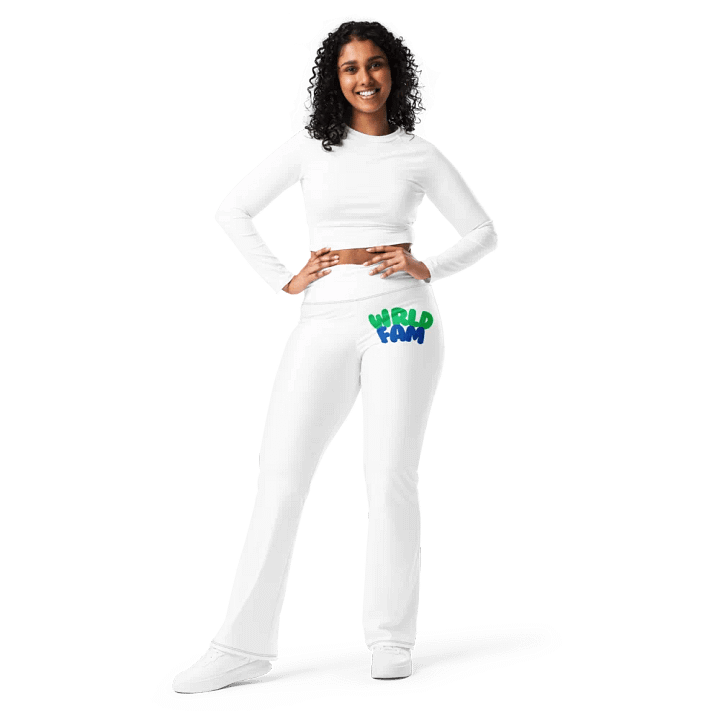 WRLD FAM Flared Leggings product image (1)