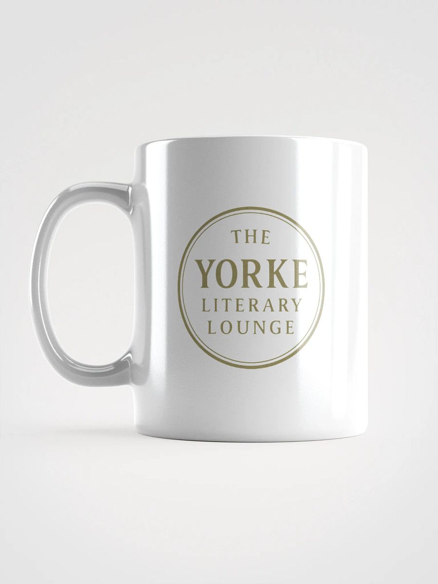 The Yorke Literary Lounge Ceramic Mug White product image (6)