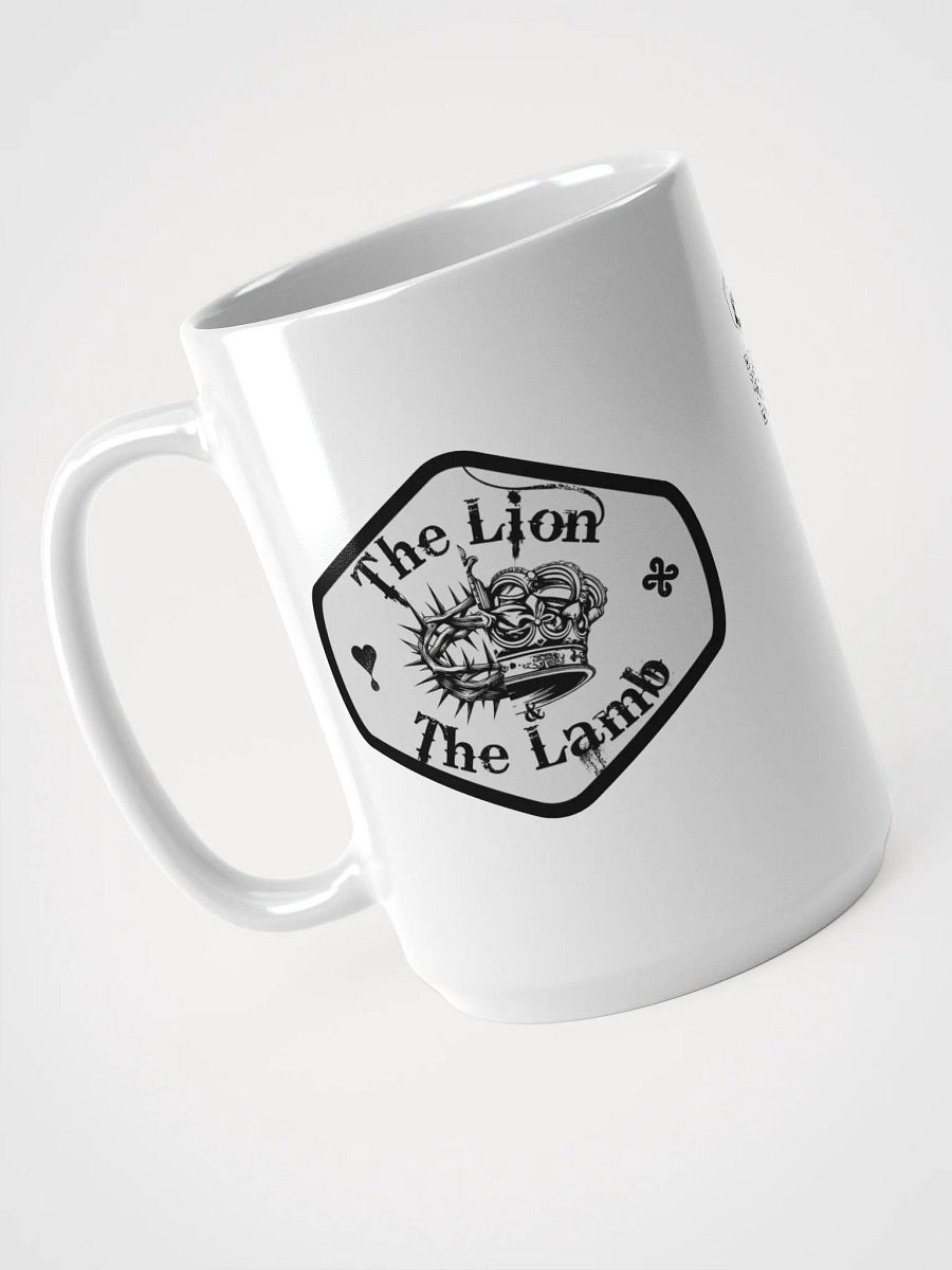 Lion and Lamb Ceramic Mug - 15oz, Perfect for Coffee Lovers & Gifts product image (3)