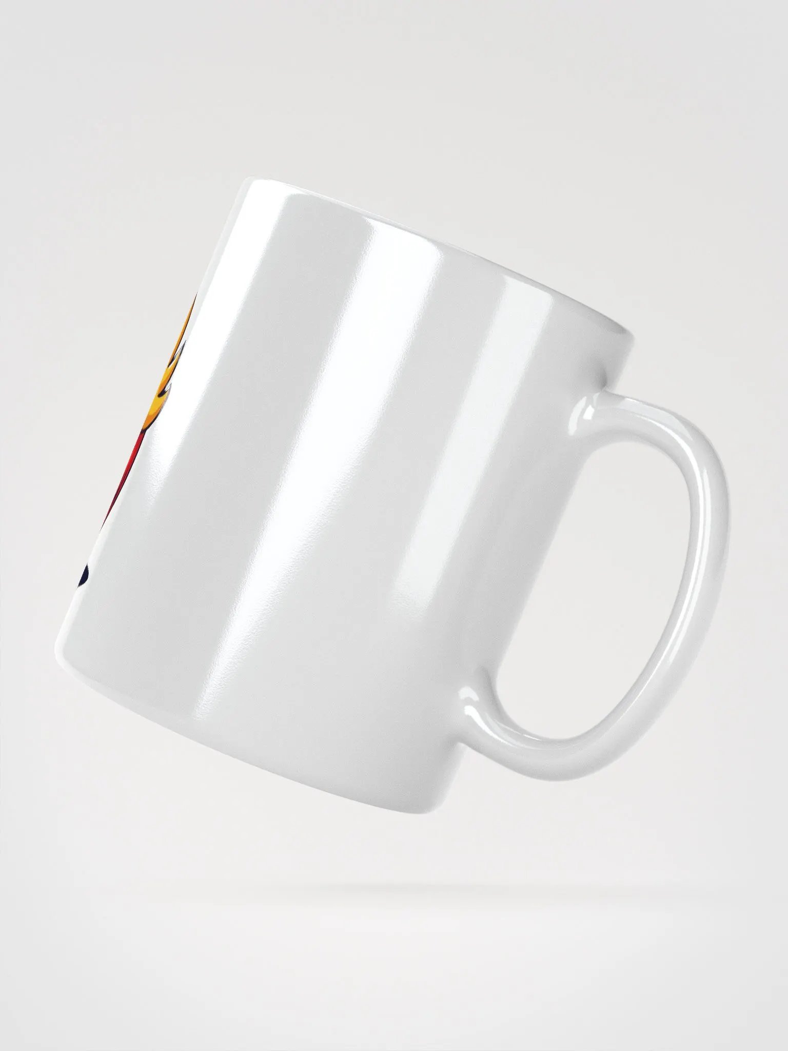 Ganbare Daruma Glossy White Coffee Mug product image (3)