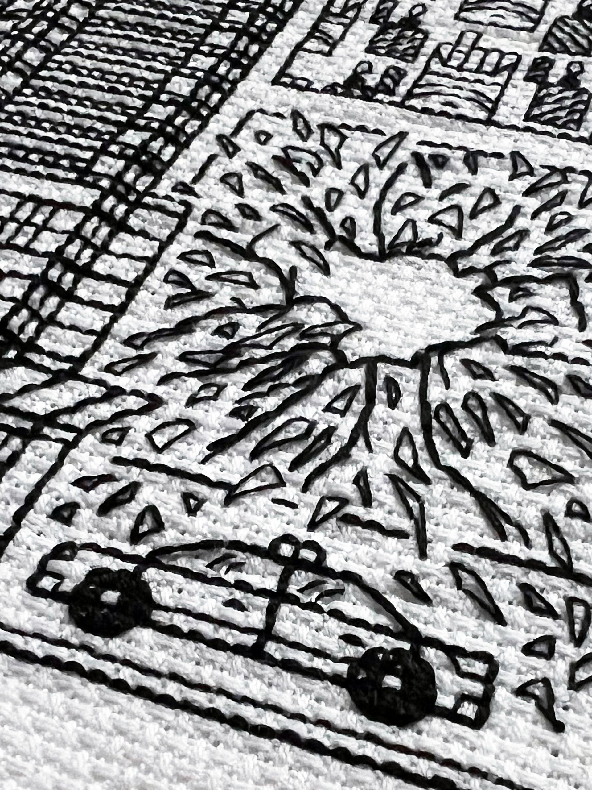 Yippee Ki-Yay • Blackwork Cross Stitch Pattern • PDF Digital Download product image (5)