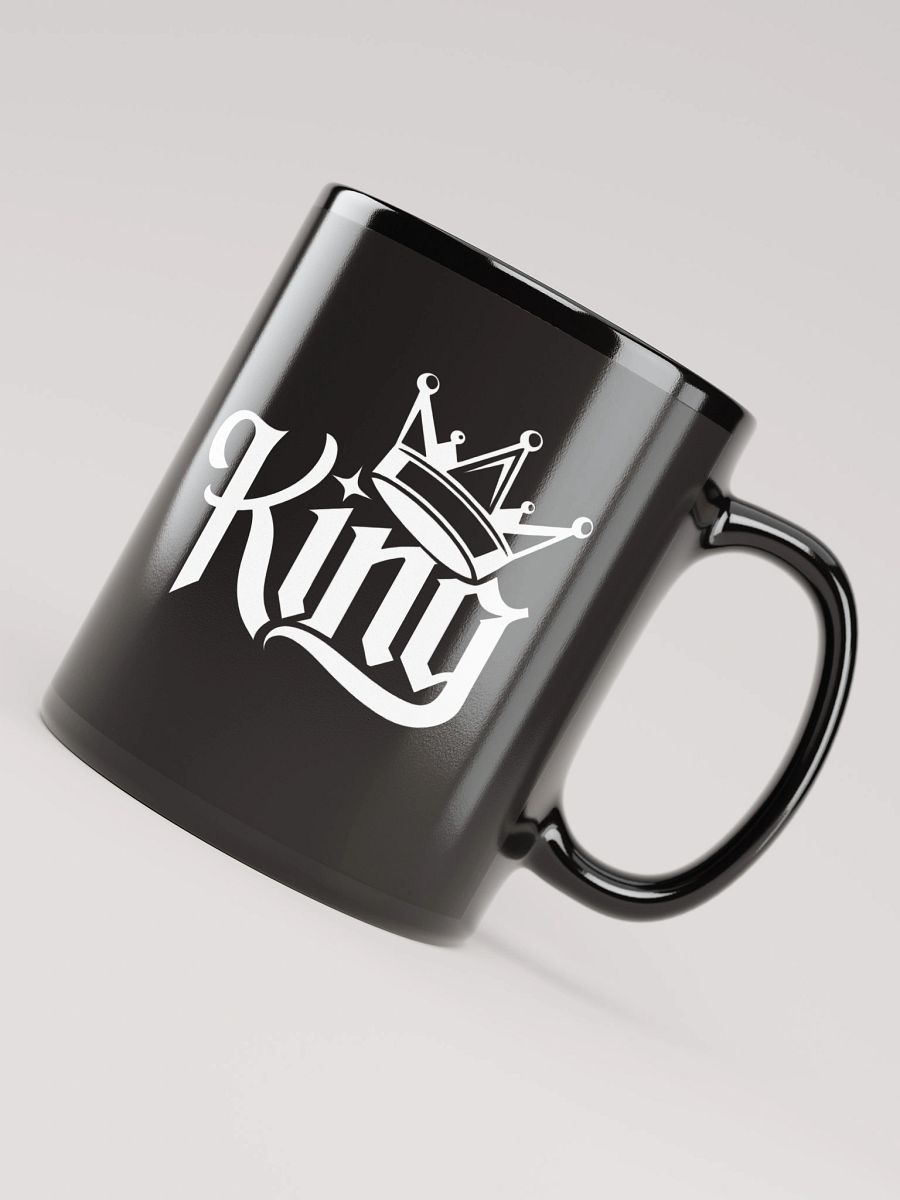 Royal Crown Black Glossy Mug product image (4)