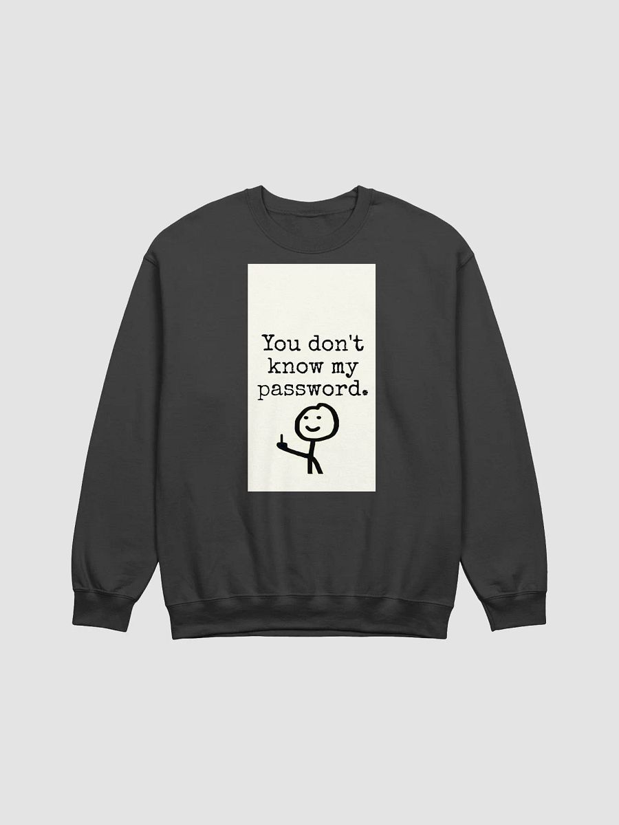 Smiling Stick Figure Password Crewneck product image (1)