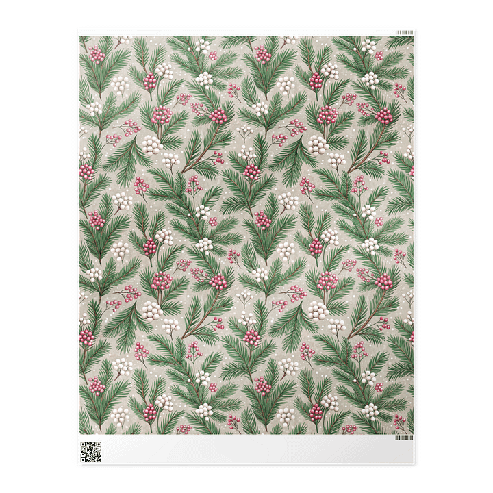 Winter Berries Wrapping Paper product image (2)