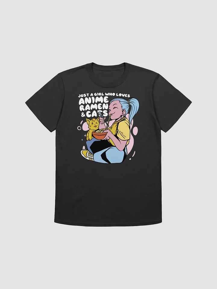 Anime Ramen & Cats Graphic Tee product image (1)