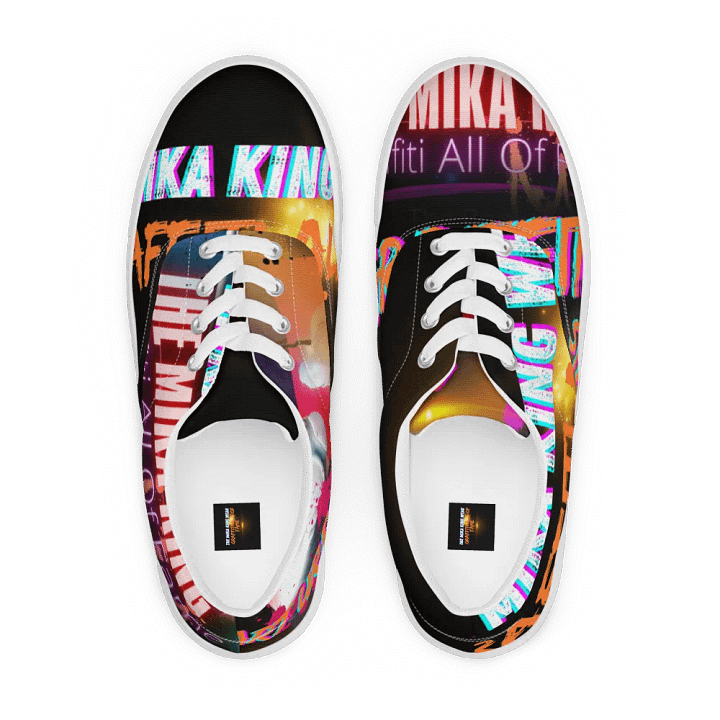 zapatillas de lona con cordones para hombre The Mika King Graffiti All Of Fame Modelo. product image (1)