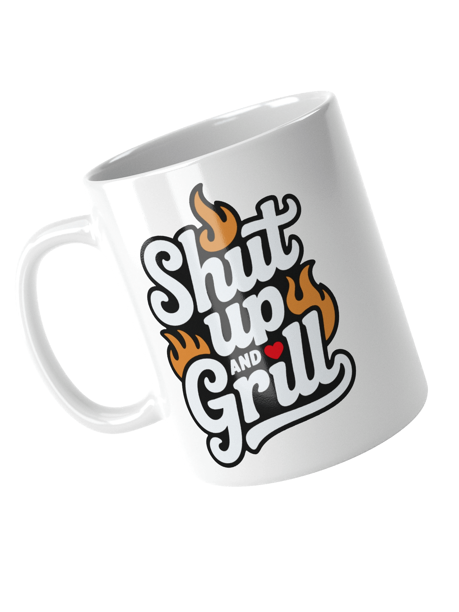 Shut Up and Grill White Ceramic Mug for Grillmaster product image (11)