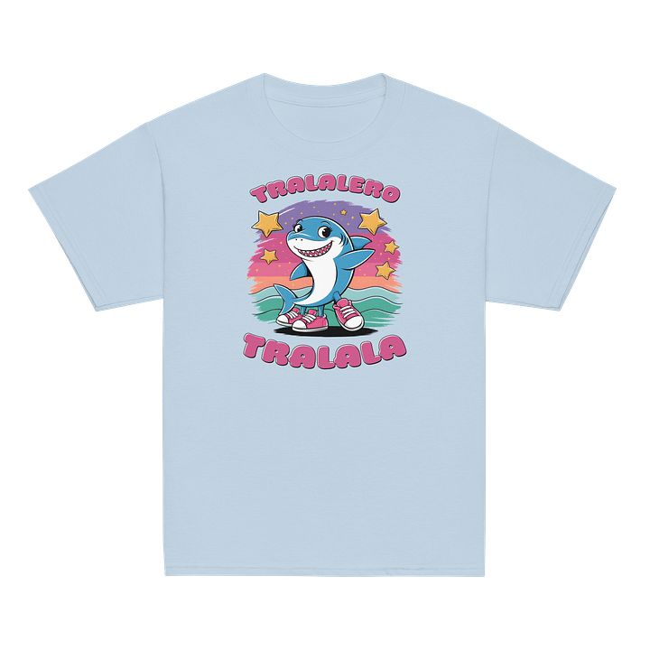Tralalero Tralala – Shark in Shoes Cartoon Kid Tee product image (5)