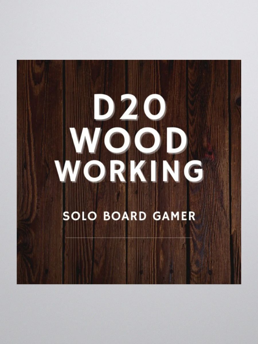 D20 Woodworking Sticker product image (1)