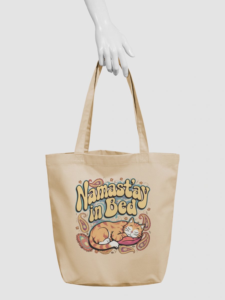 Namast'ay in Bed - Eco-Friendly Tote Bag product image (5)