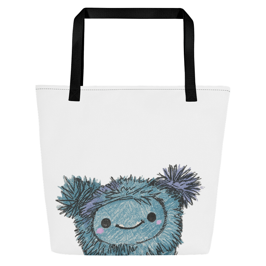 Cute Bigfoot Doodle Tote Bag product image (3)