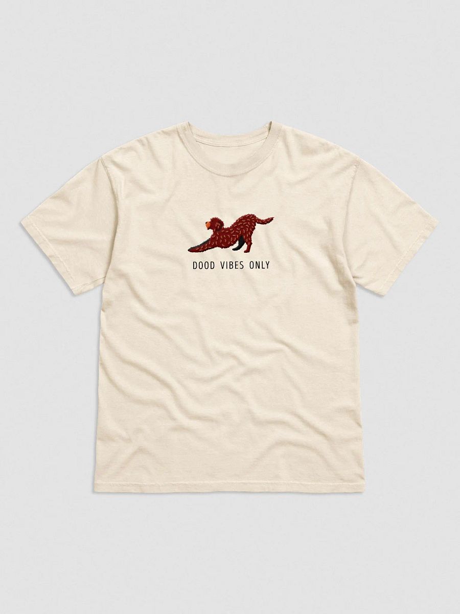 Dood Vibes Only T-Shirt(Embroidered) of a Labradoodle(Chocolate) product image (4)