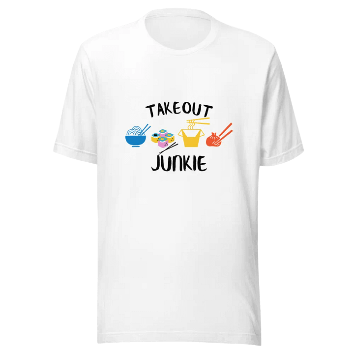 Take Out Junkie - Asian Food Lover - Bella Canvas 3001 Unisex Staple T-Shirt - Light Colors product image (2)