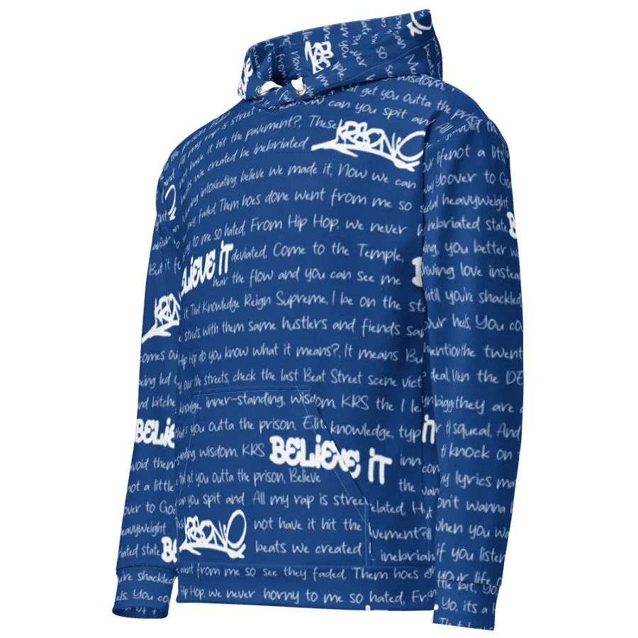Believe It - KRS-One - BLUE - Unisex Hoodie product image (1)